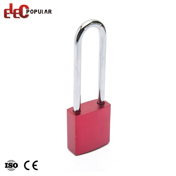 사용자 지정 빨간색 76mm 알루미늄 걸쇠 안전 잠금 자물쇠